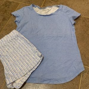 Old Navy girls short shirt set size 10/12 Youth L